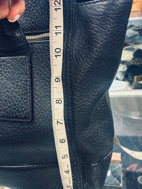 Kate Spade Southport Avenue Lydia Leather Tote - Black Pebbled - Picture 9 of 10